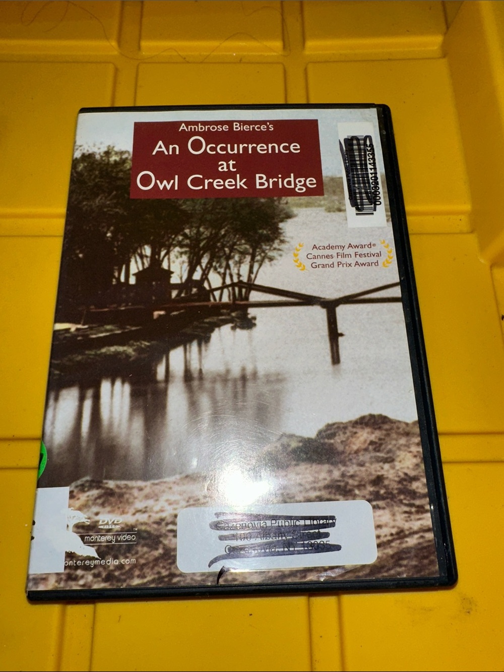 “An Occurrence at Owl Creek Bridge” dvd